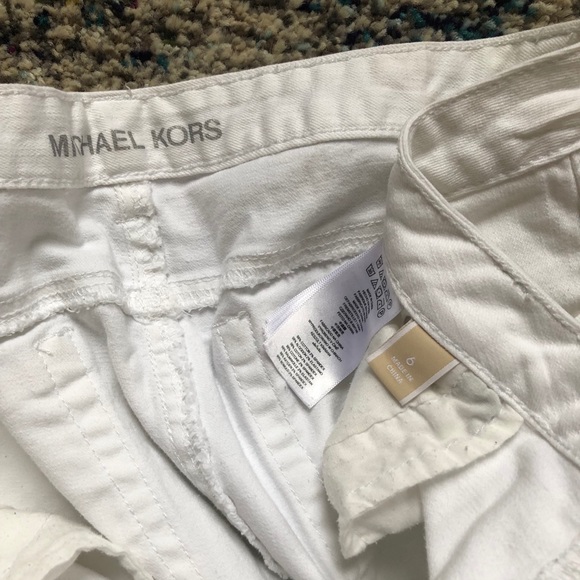 Michael Kors White Denim Jeans - Picture 3 of 5